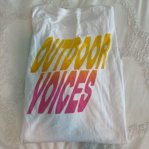 Outdoor Voices long sleeve t-shirt